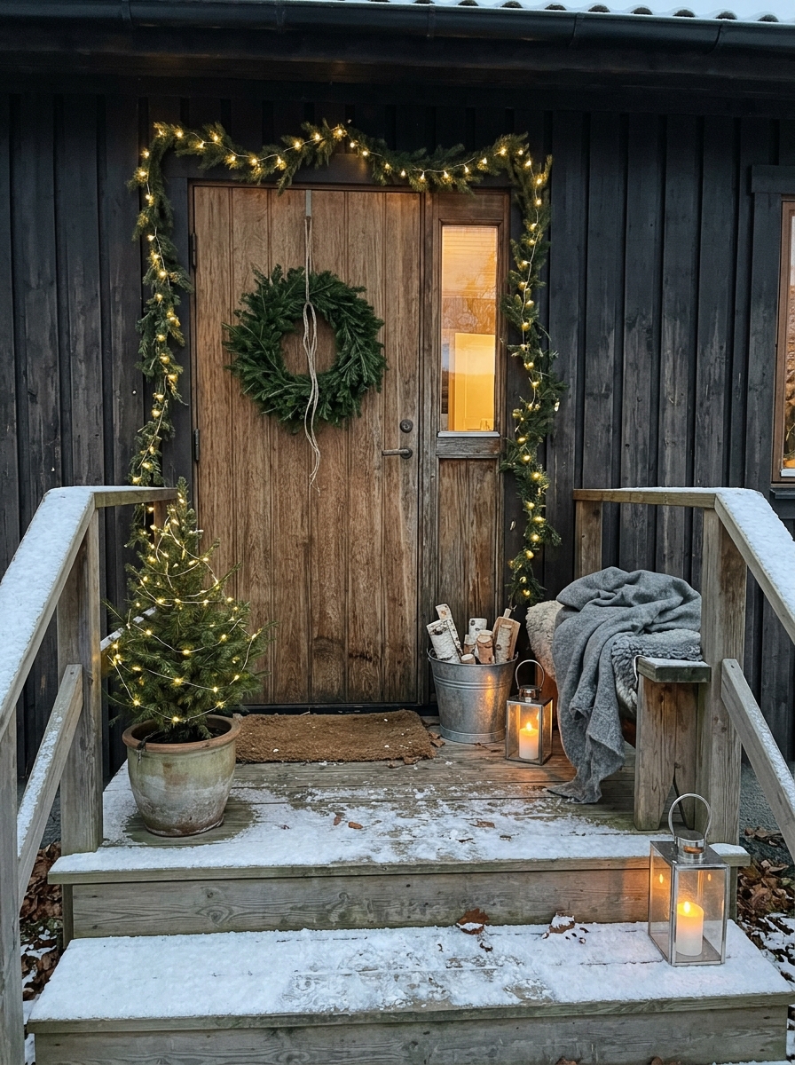 Scandinavian Minimal Porch