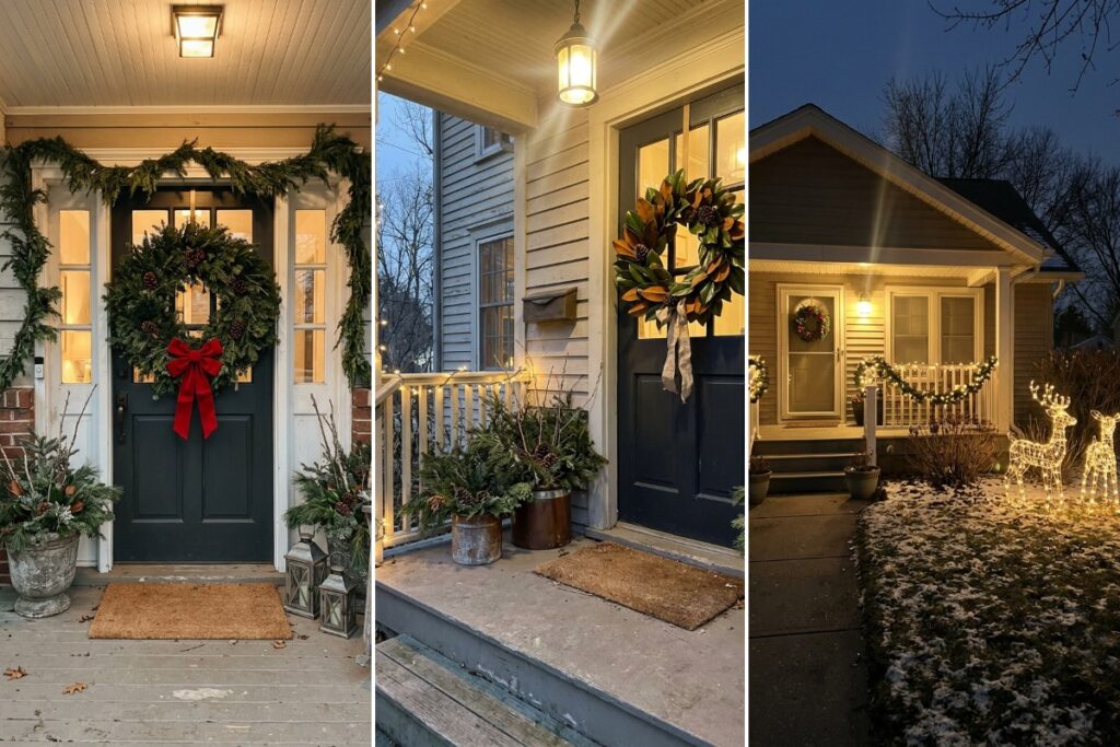 40 Front Porch Christmas Decor Ideas for Instant Curb Appeal