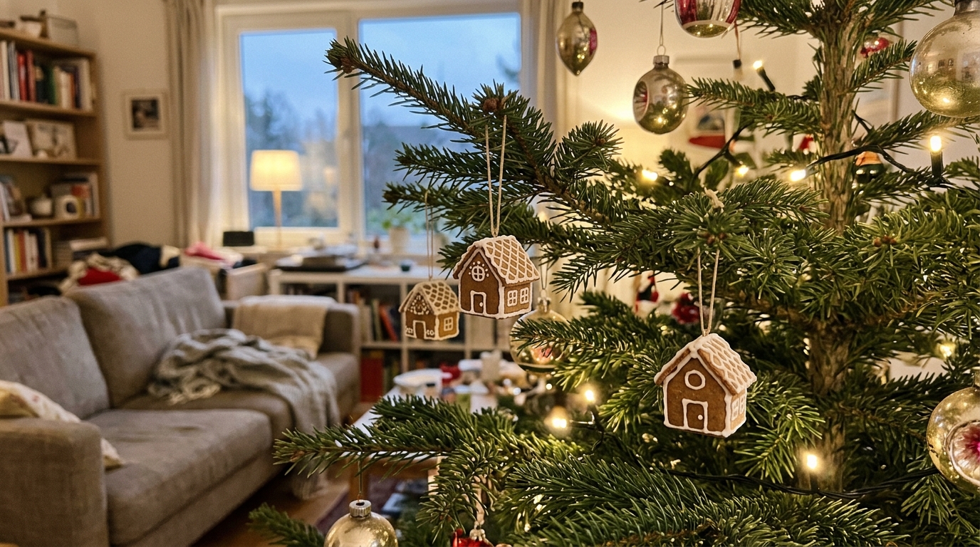 Gingerbread House Ornament Tree