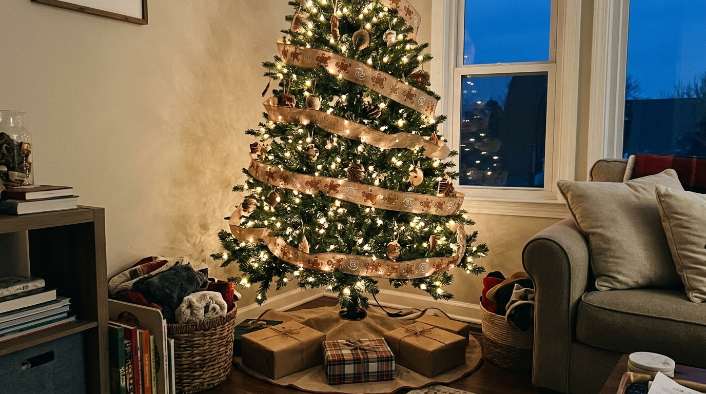 Gingerbread Ribbon Tree