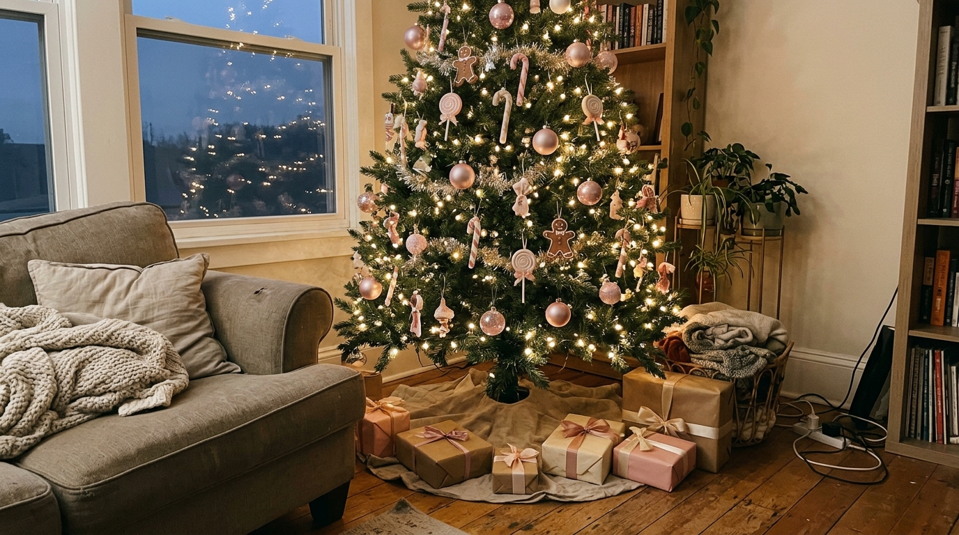 Pink Gingerbread Tree