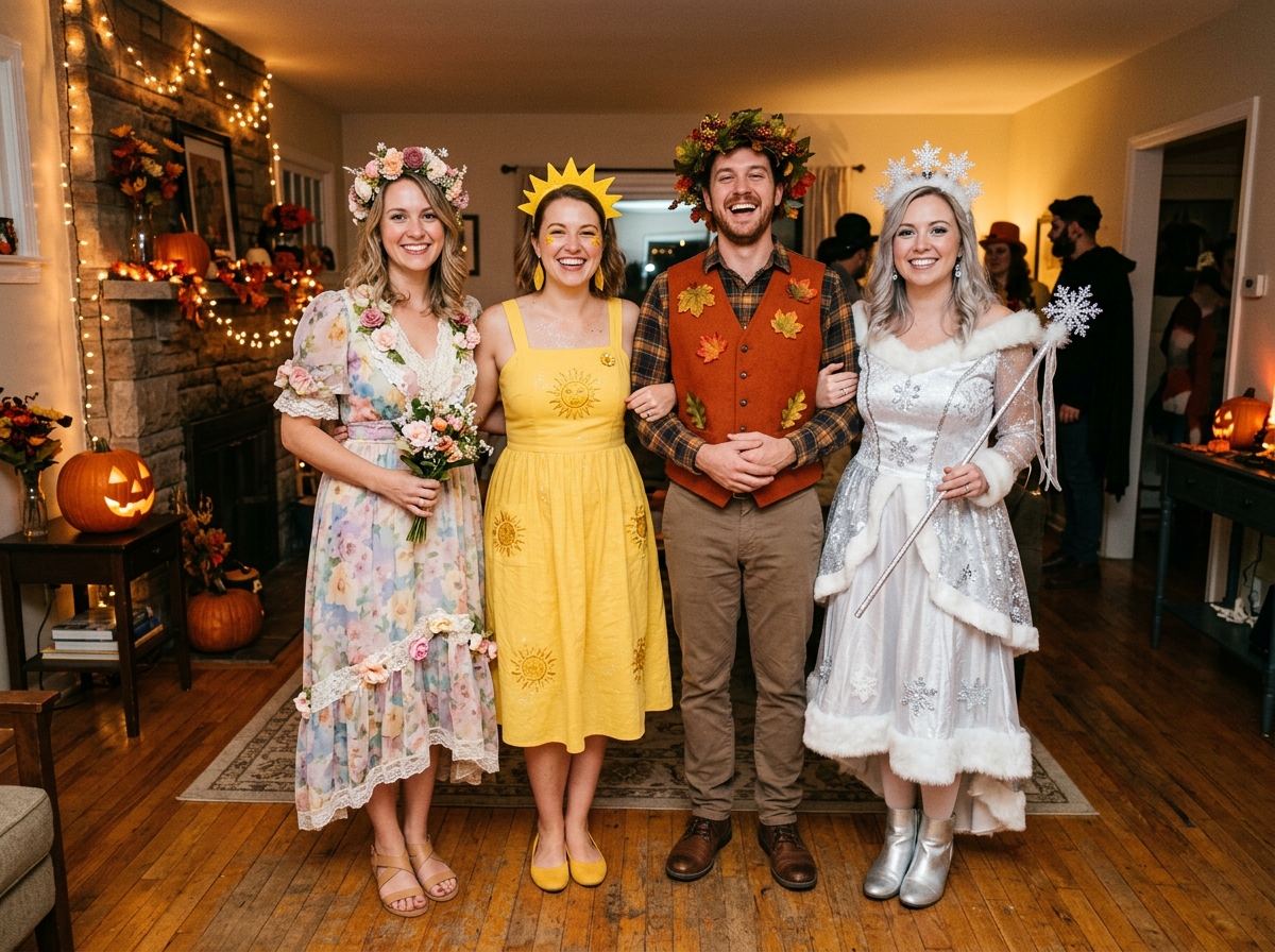 The Four Seasons group Halloween costume idea