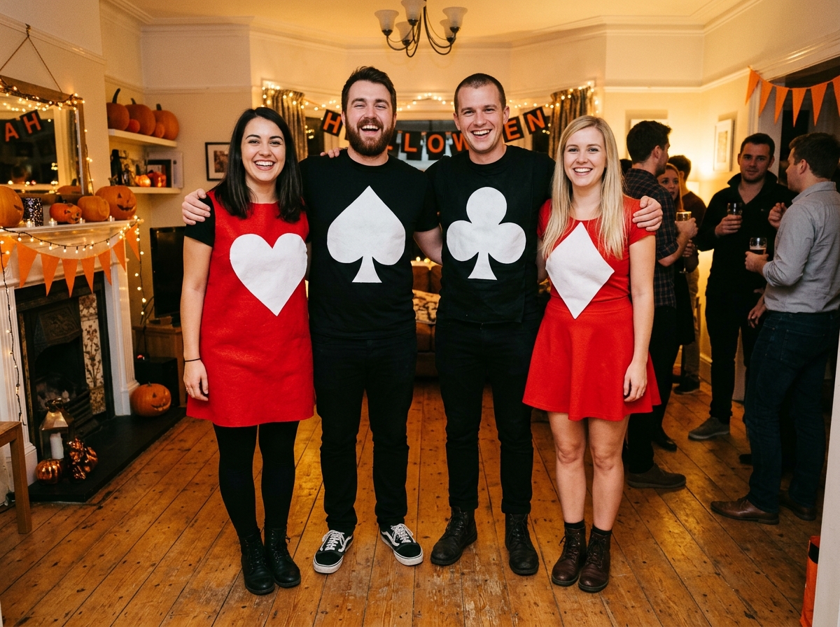Card Suits group Halloween costume idea
