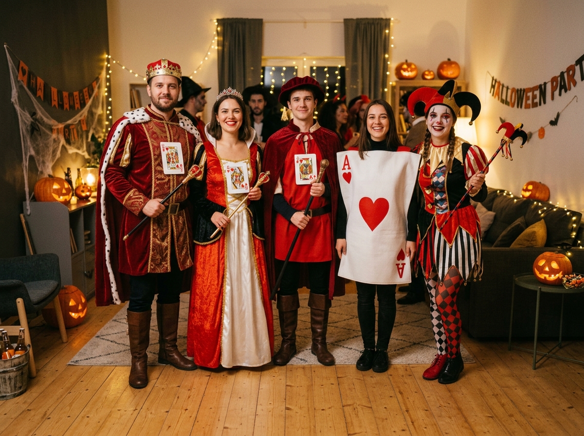 The Royal Flush group Halloween costume idea