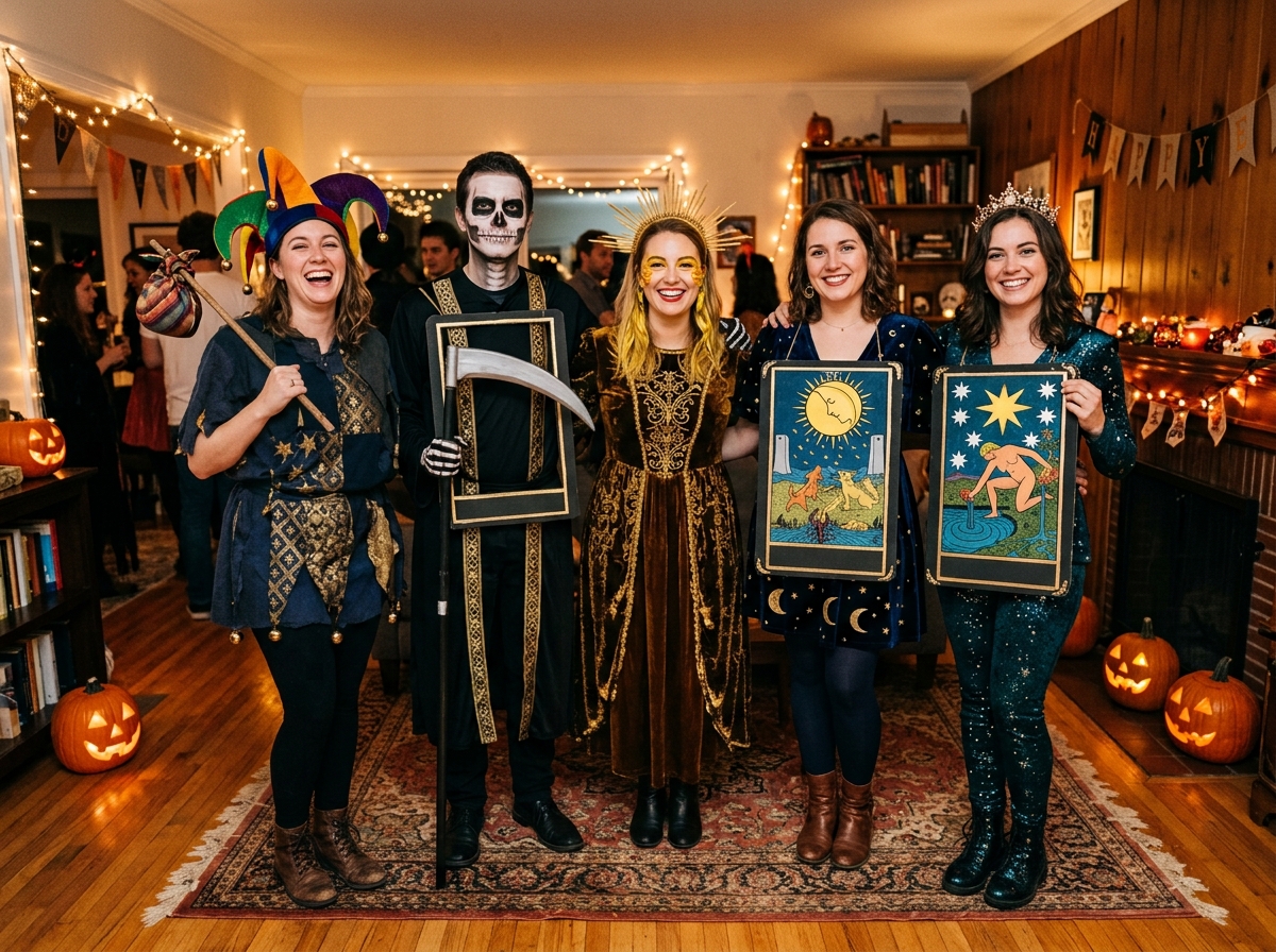 Tarot Majors group Halloween costume idea
