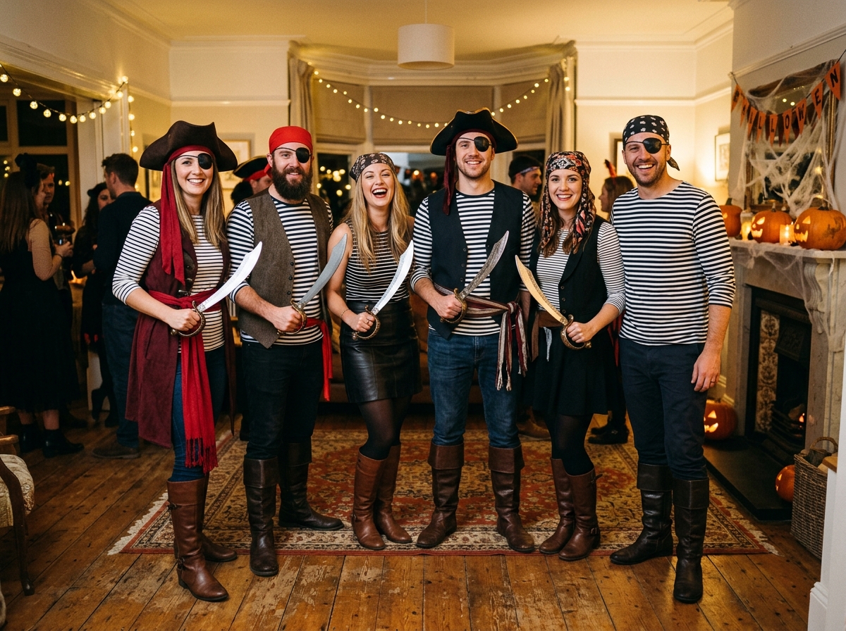 Pirate Crew group Halloween costume idea