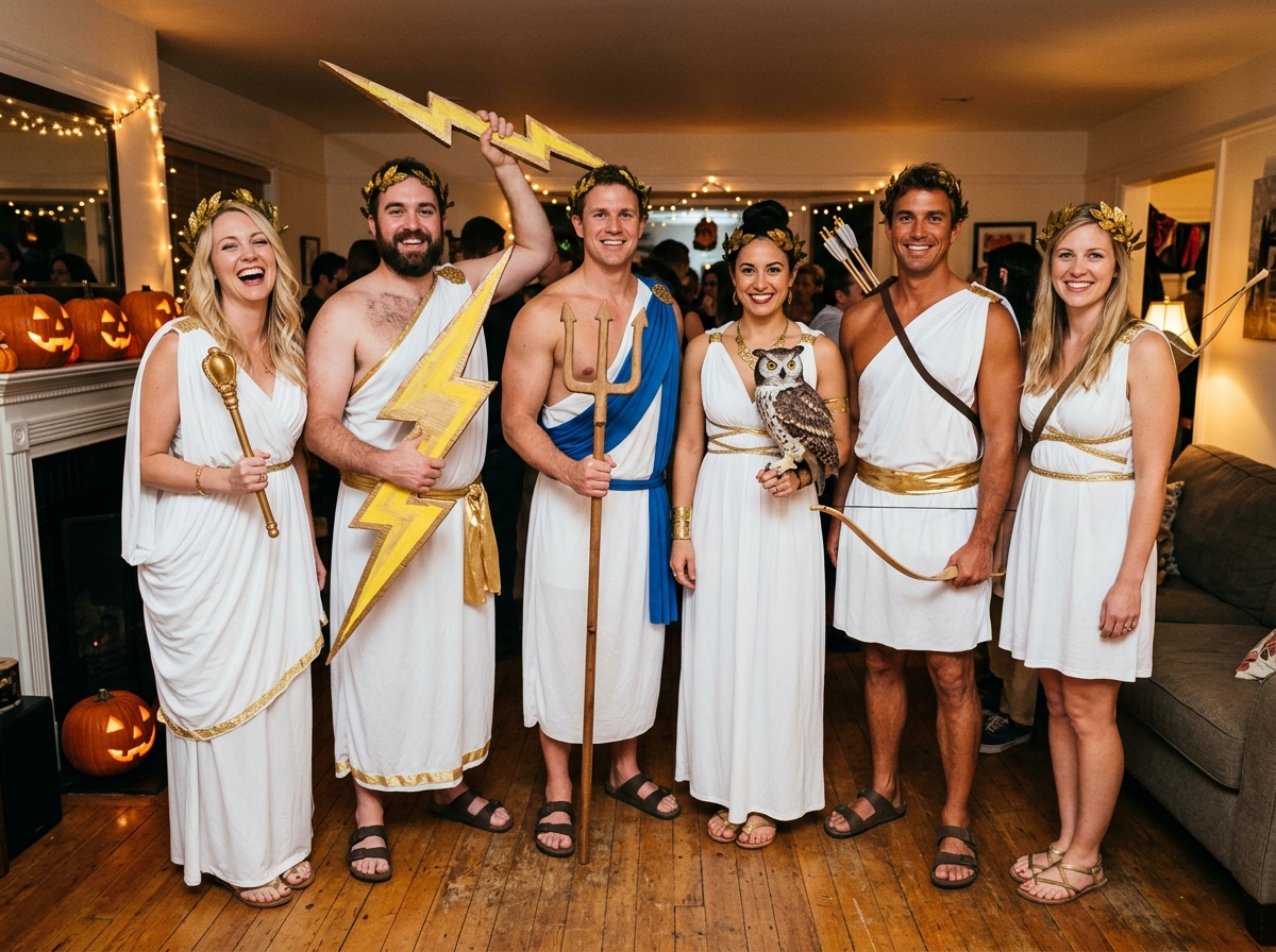 Greek Pantheon group Halloween costume idea