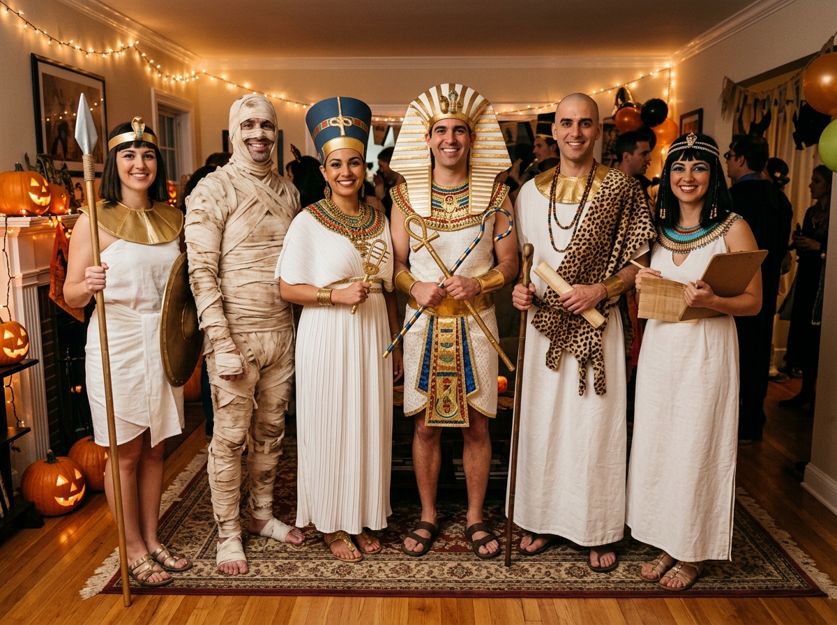 Egyptian Court group Halloween costume idea