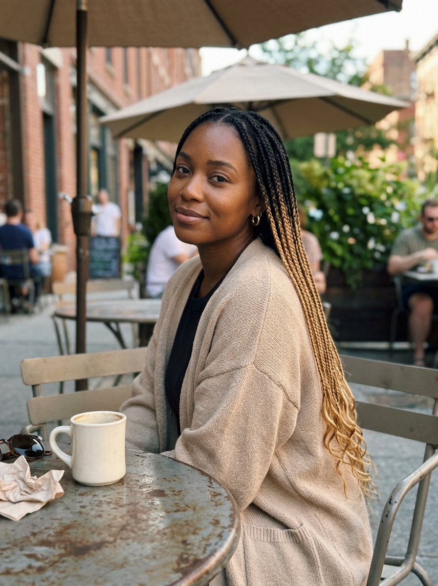 Ombre Knotless Braids