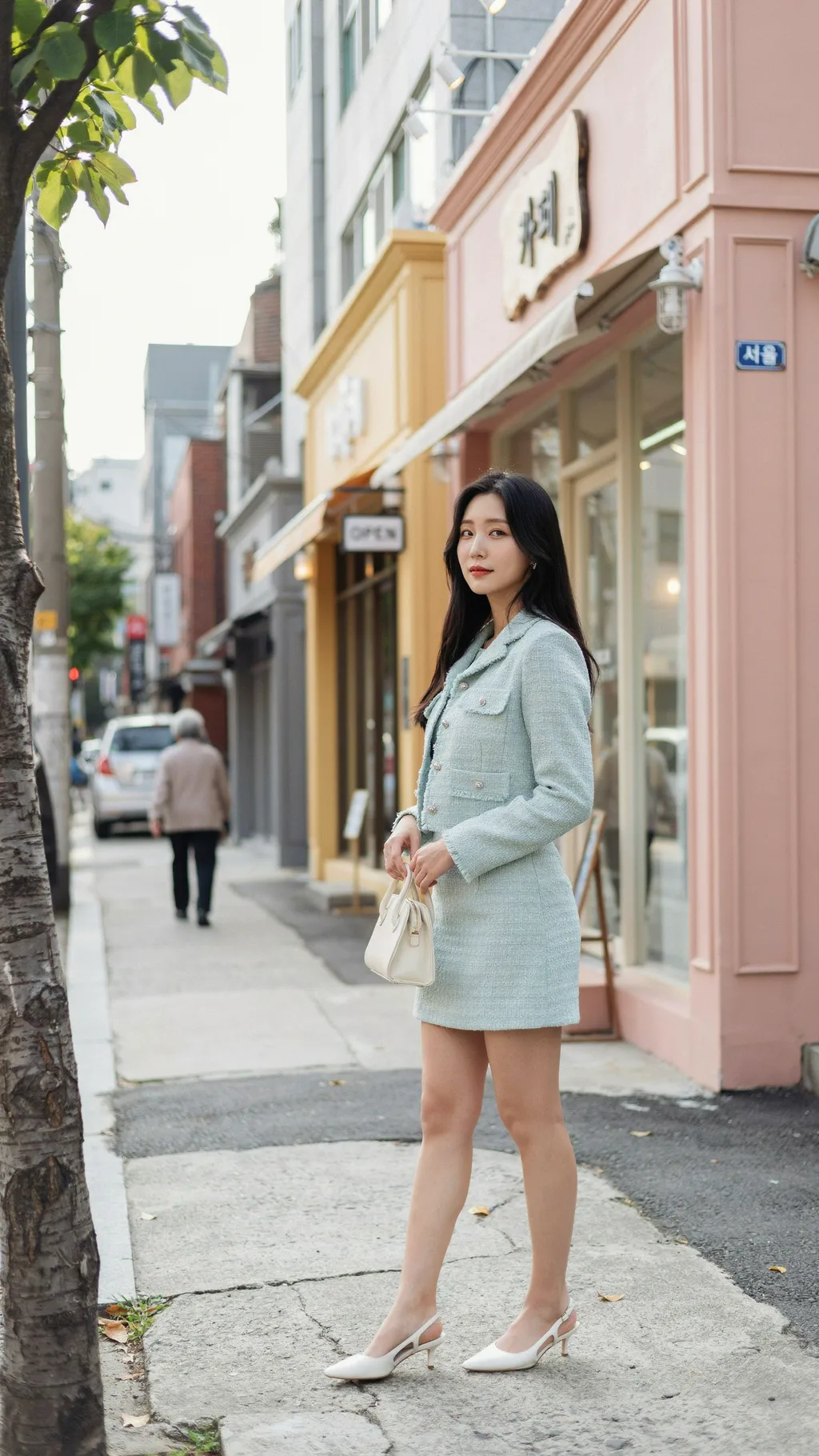 Matching Co-ord Set Korean street style outfit