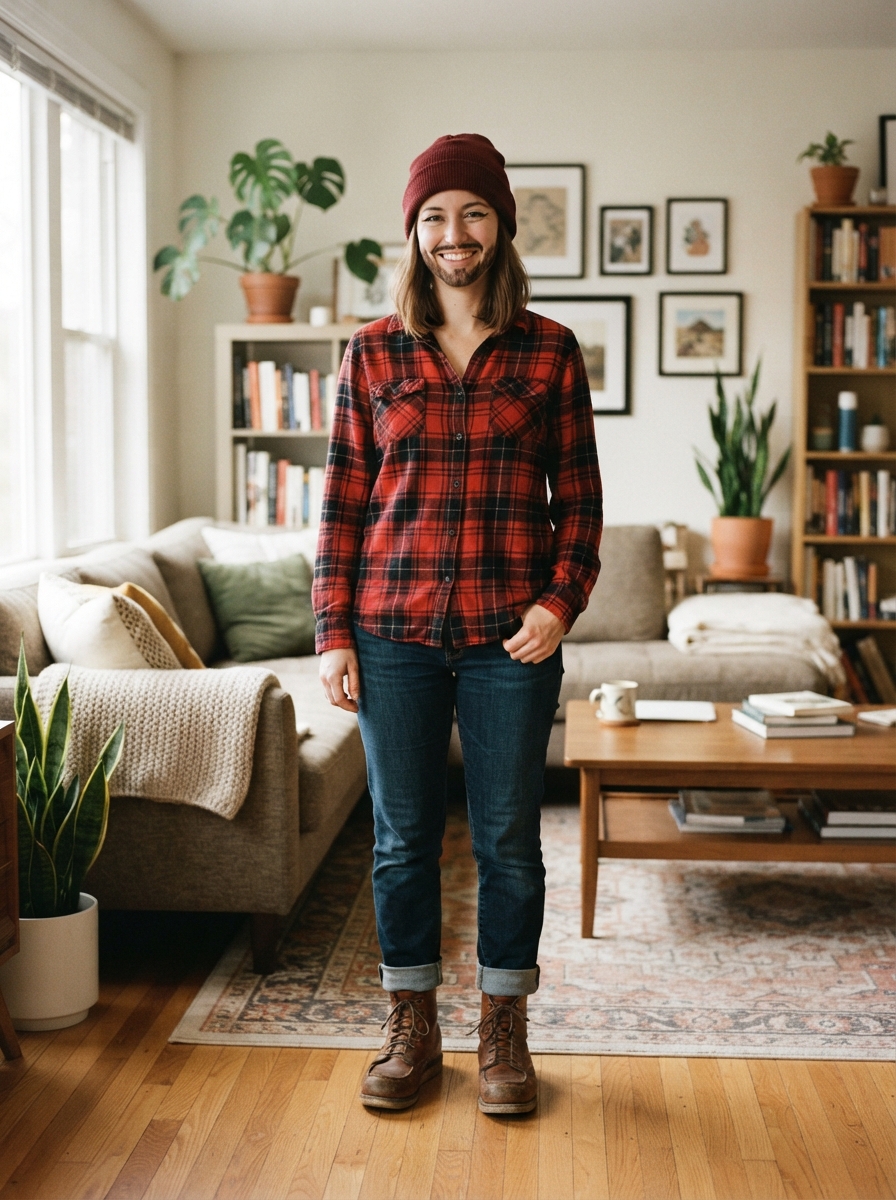 Lumberjack ⏱ 5 minutes last-minute Halloween costume