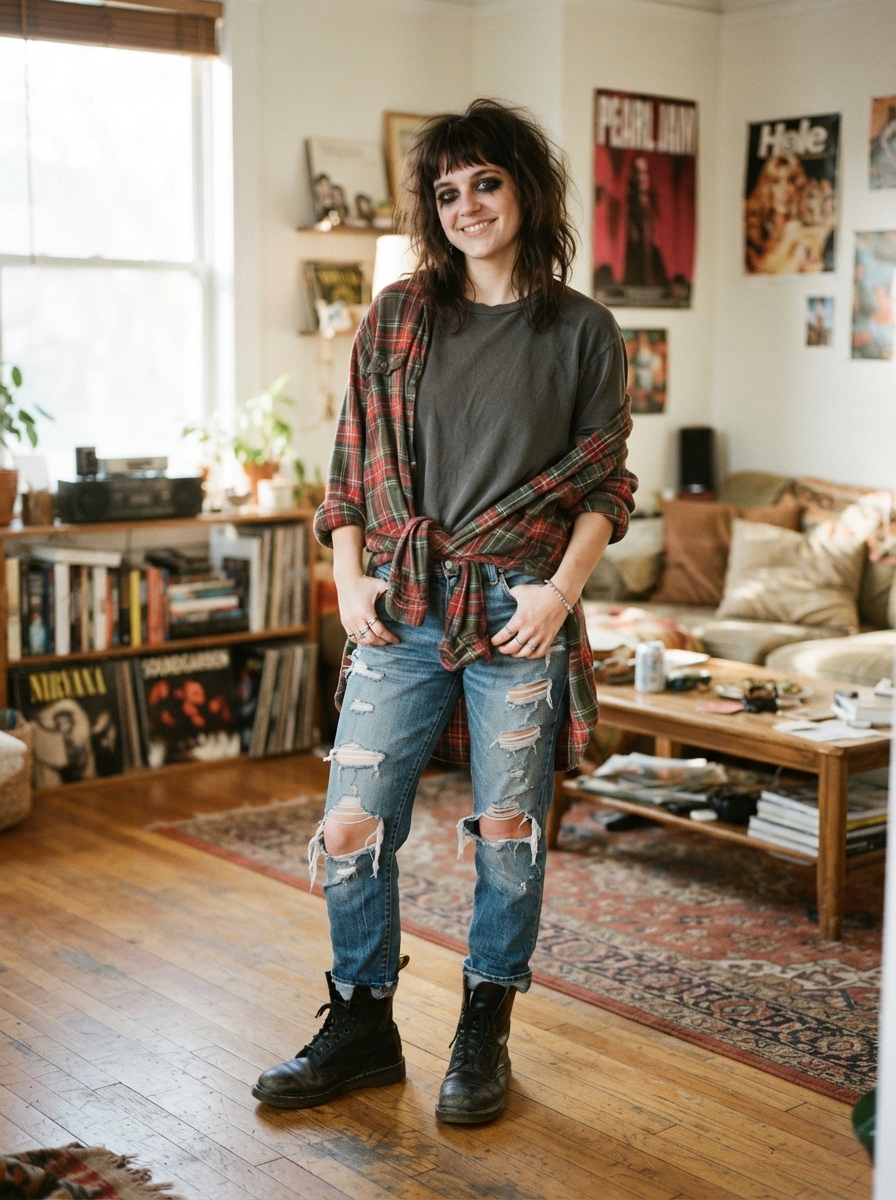 90s Grunge ⏱ 5 minutes last-minute Halloween costume