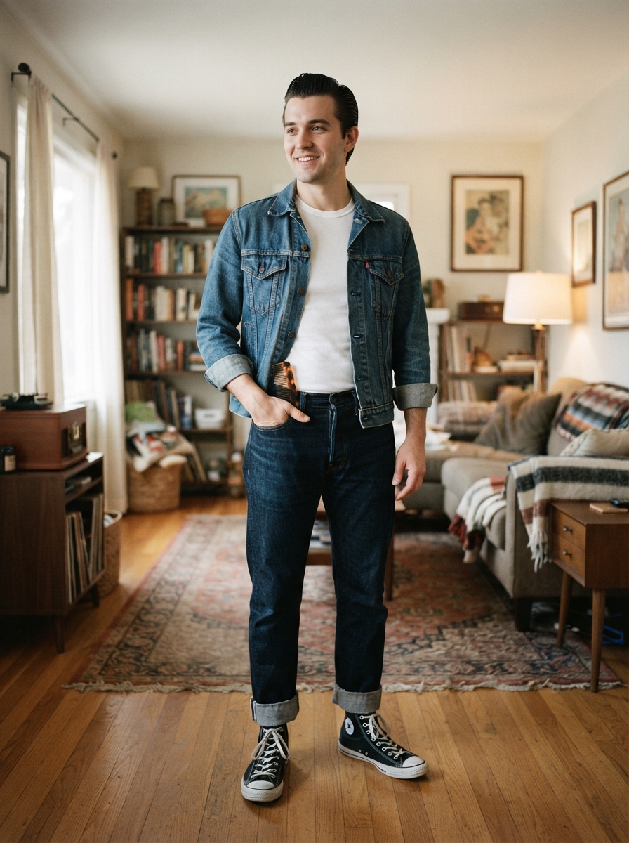 Greaser ⏱ 10 minutes last-minute Halloween costume
