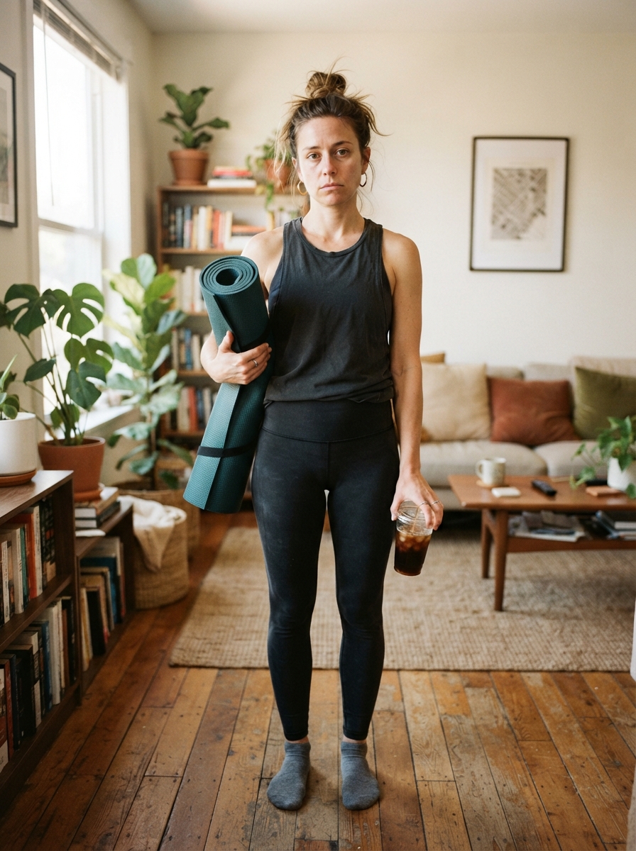Yoga Instructor Who Has Given Up ⏱ 10 minutes last-minute Halloween costume