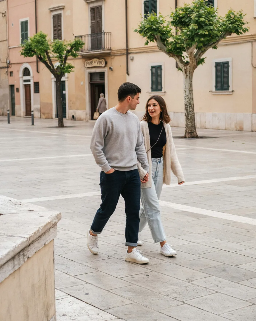Matching Shoes Only matching couple vacation outfit