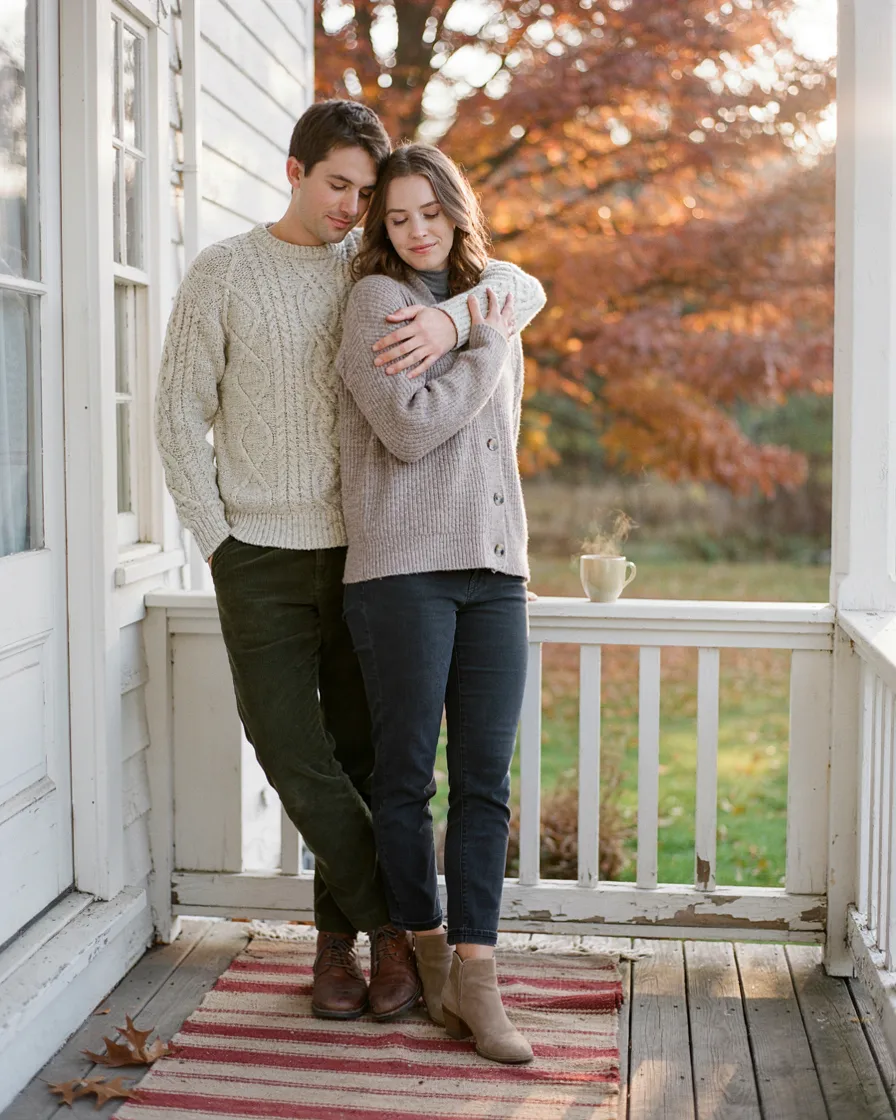 Both in Knit matching couple vacation outfit