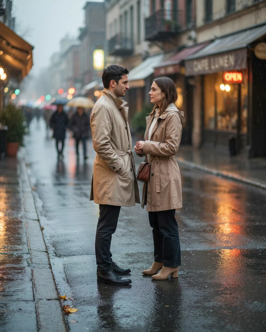 Matching Outerwear Only matching couple vacation outfit