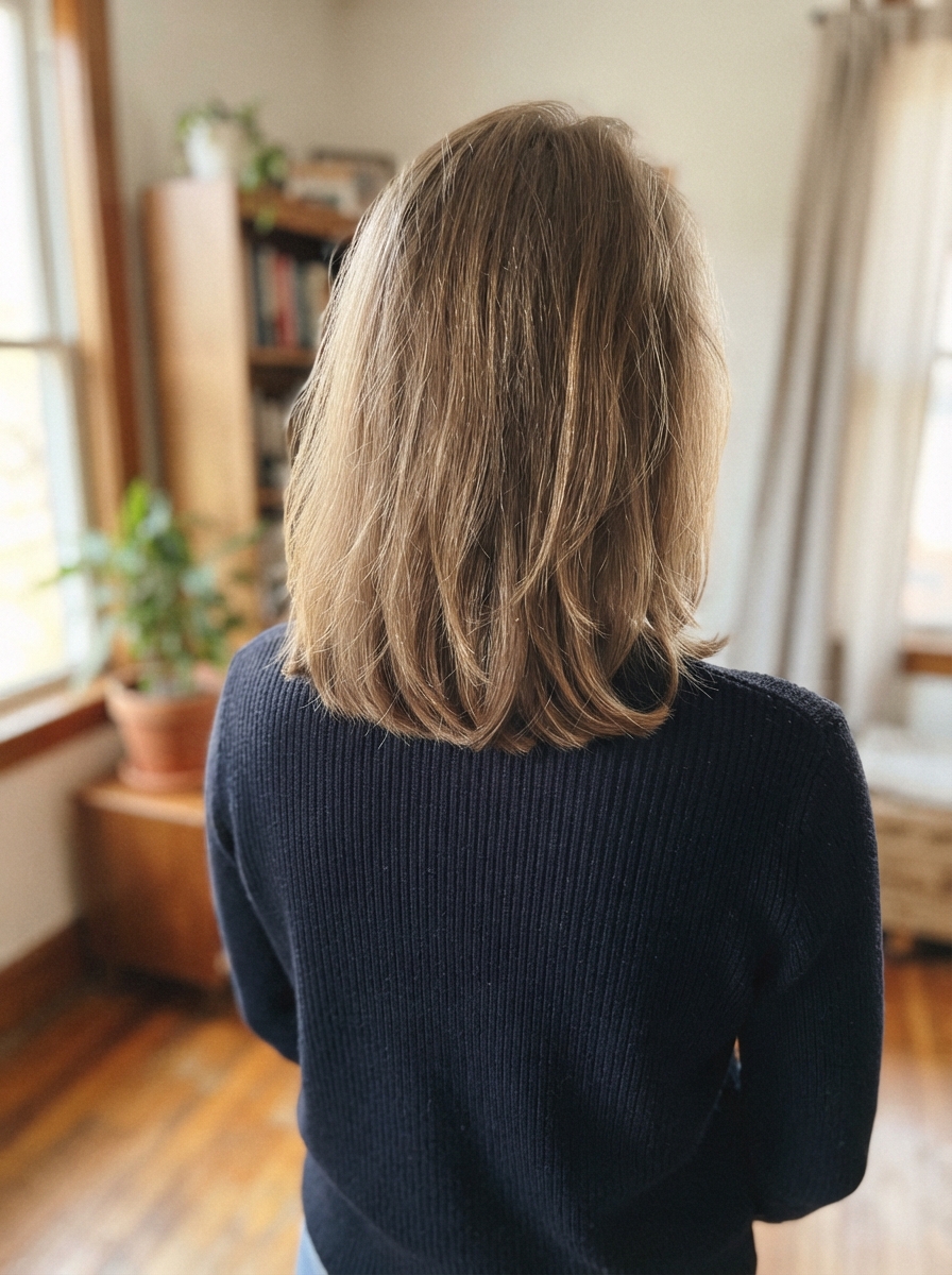 U-shaped cut for fine hair