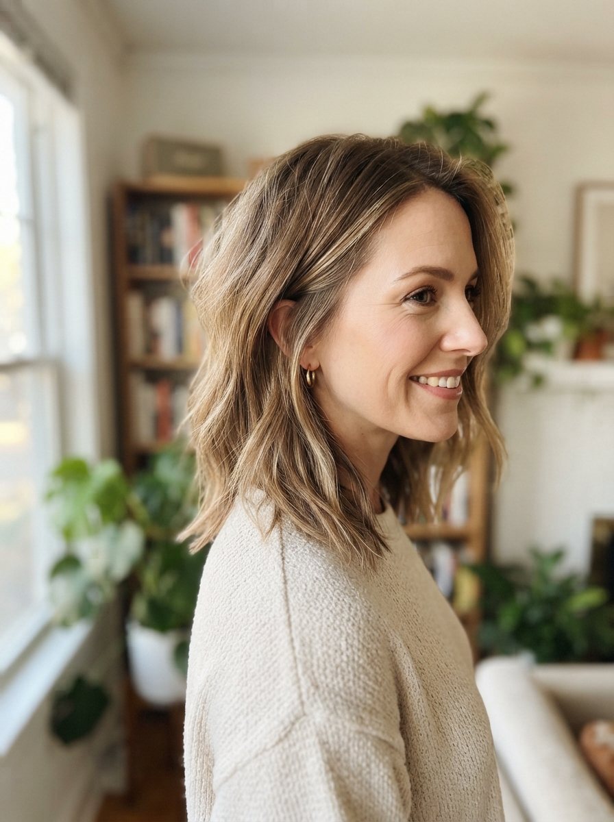 Shattered ends for fine hair