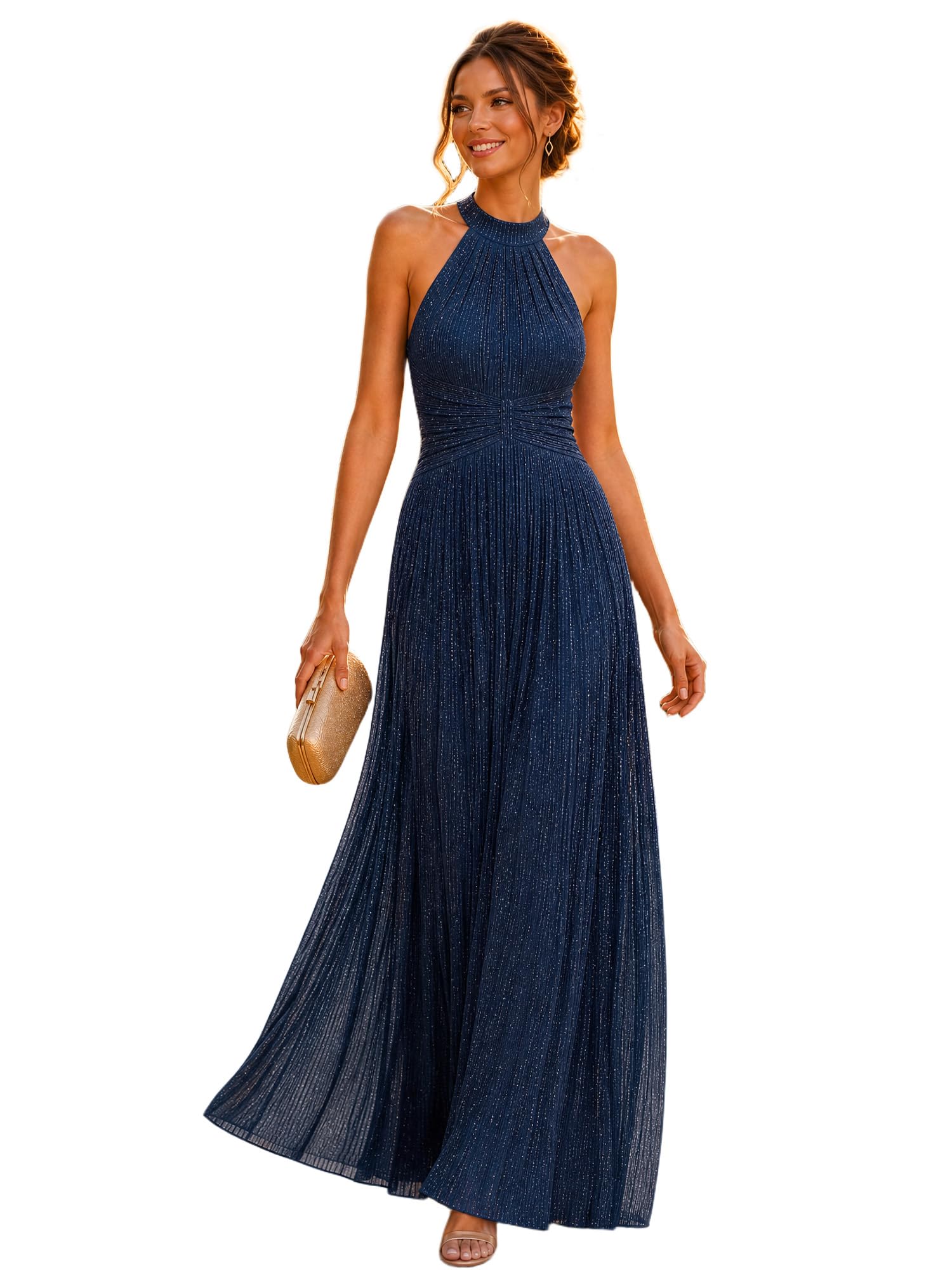 Ever-Pretty Elegant Halter Evening Gown