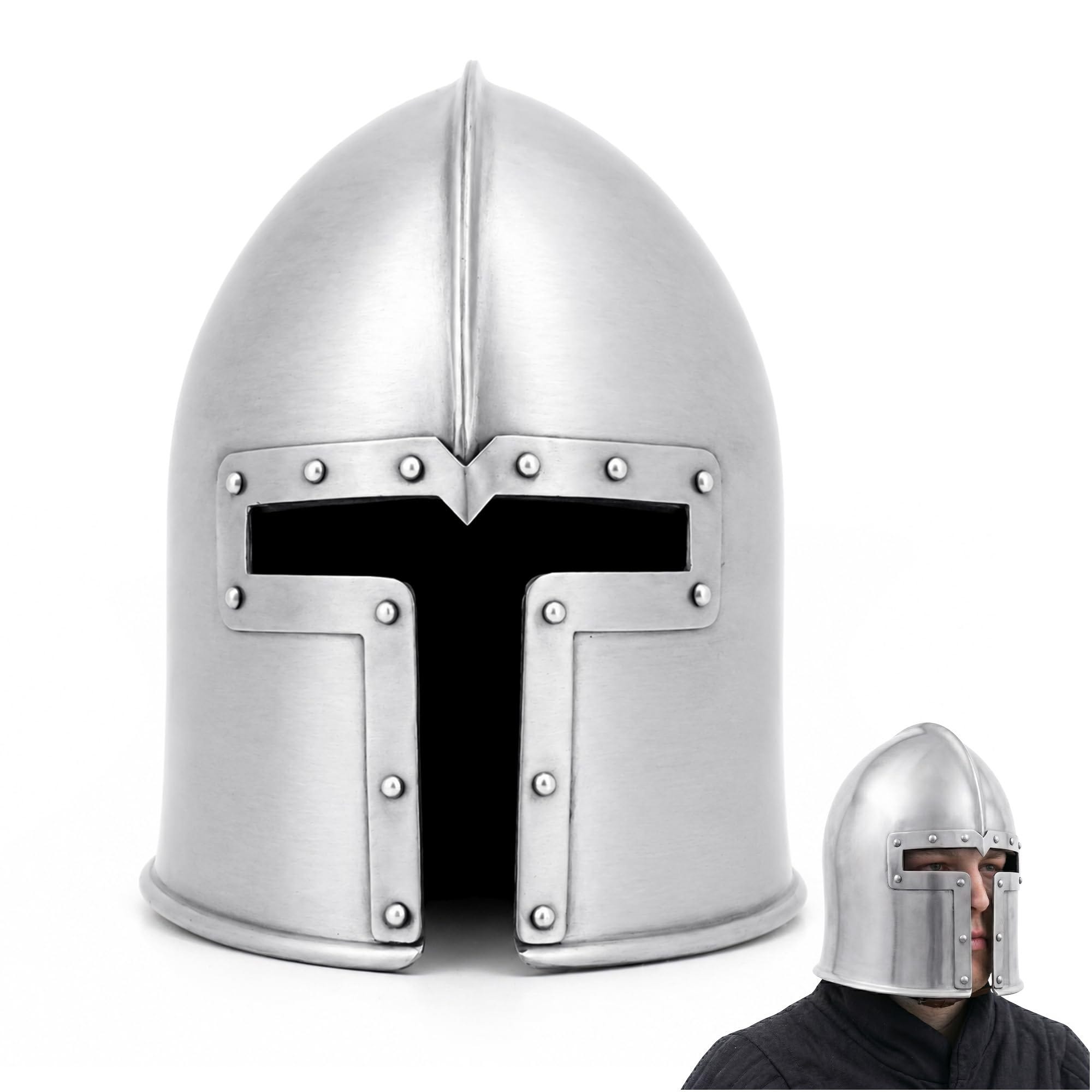 House of Warfare Barbute Medieval Helmet