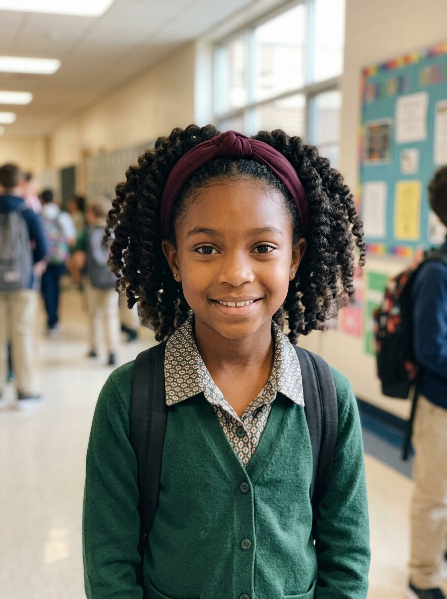 Twist-Out With a Headband