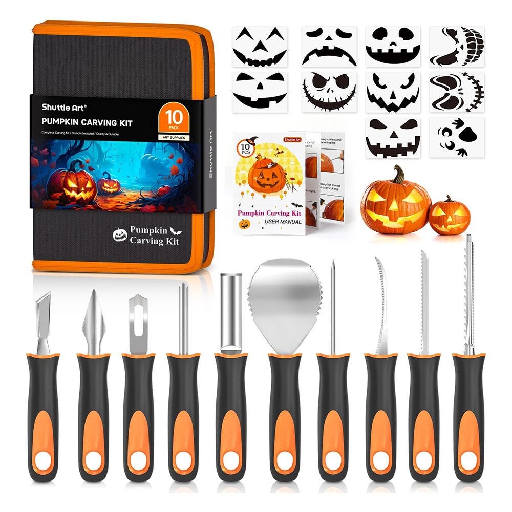 Shuttle Art Halloween Pumpkin Carving Kit