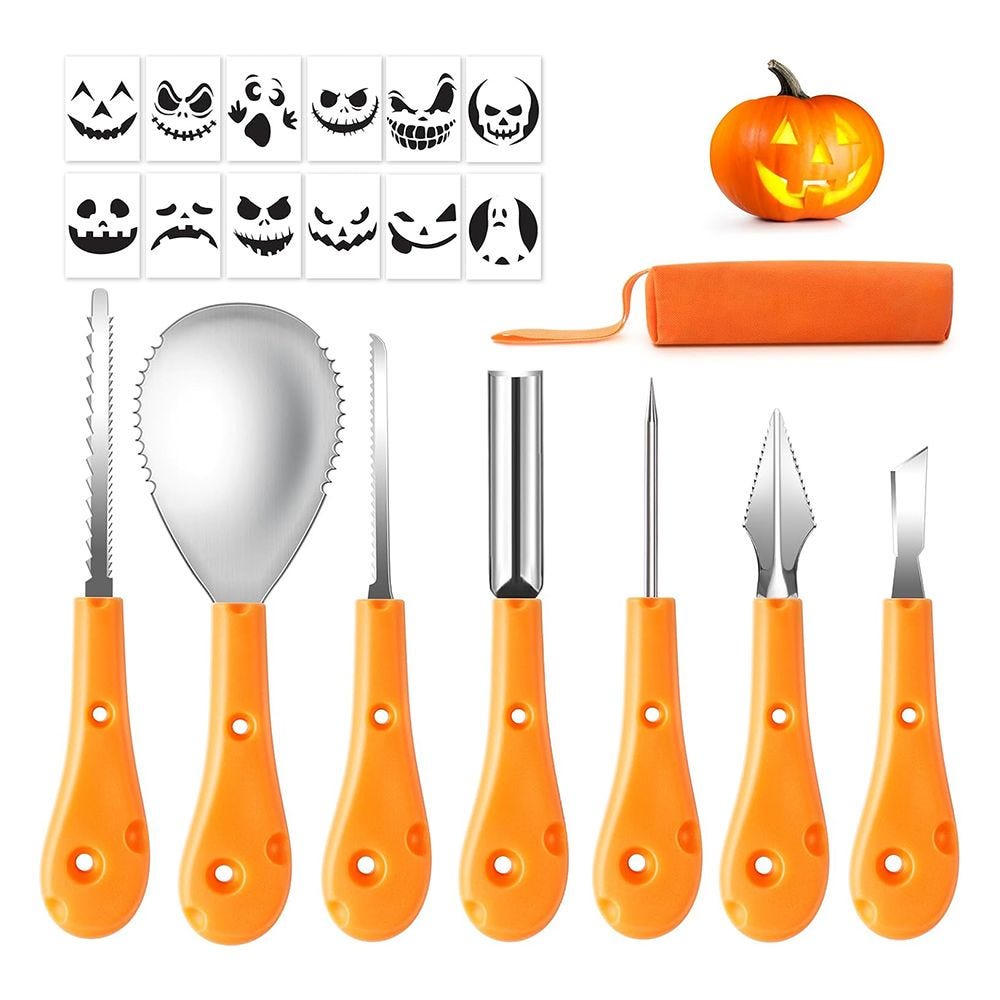 Greatever Heavy-Duty Halloween Pumpkin Carving Kit