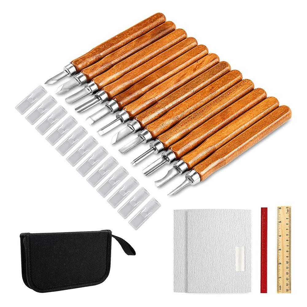 AUGSUN Wood Carving Tools Set