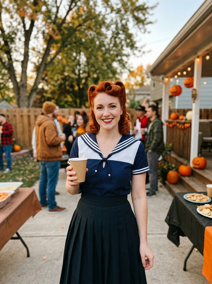 Vintage Pin-Up Sailor