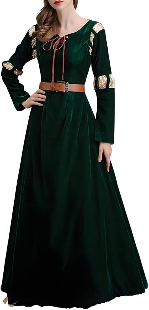 GRACEART Renaissance Medieval Maxi Dress