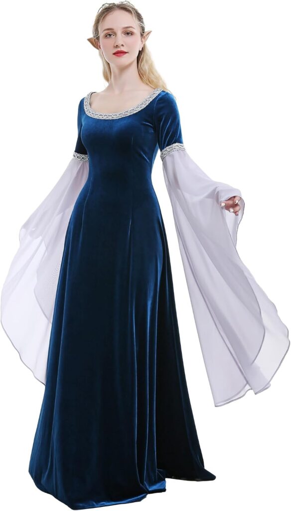 Handmade Velvet Medieval Renaissance Gown