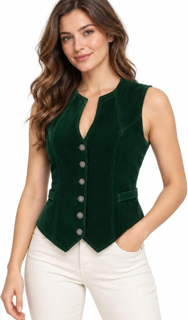 BPURB Women's Velvet Vest