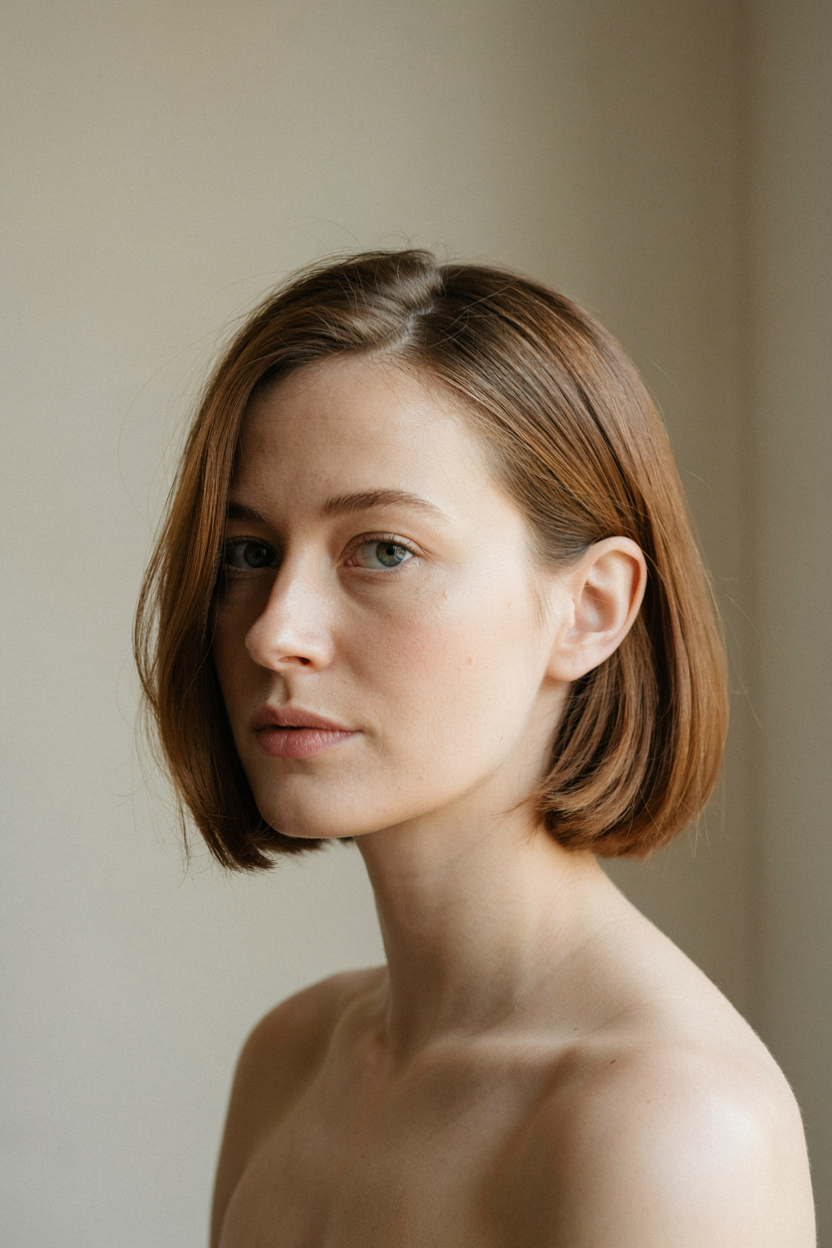 Stacked bob on fine, thin hair