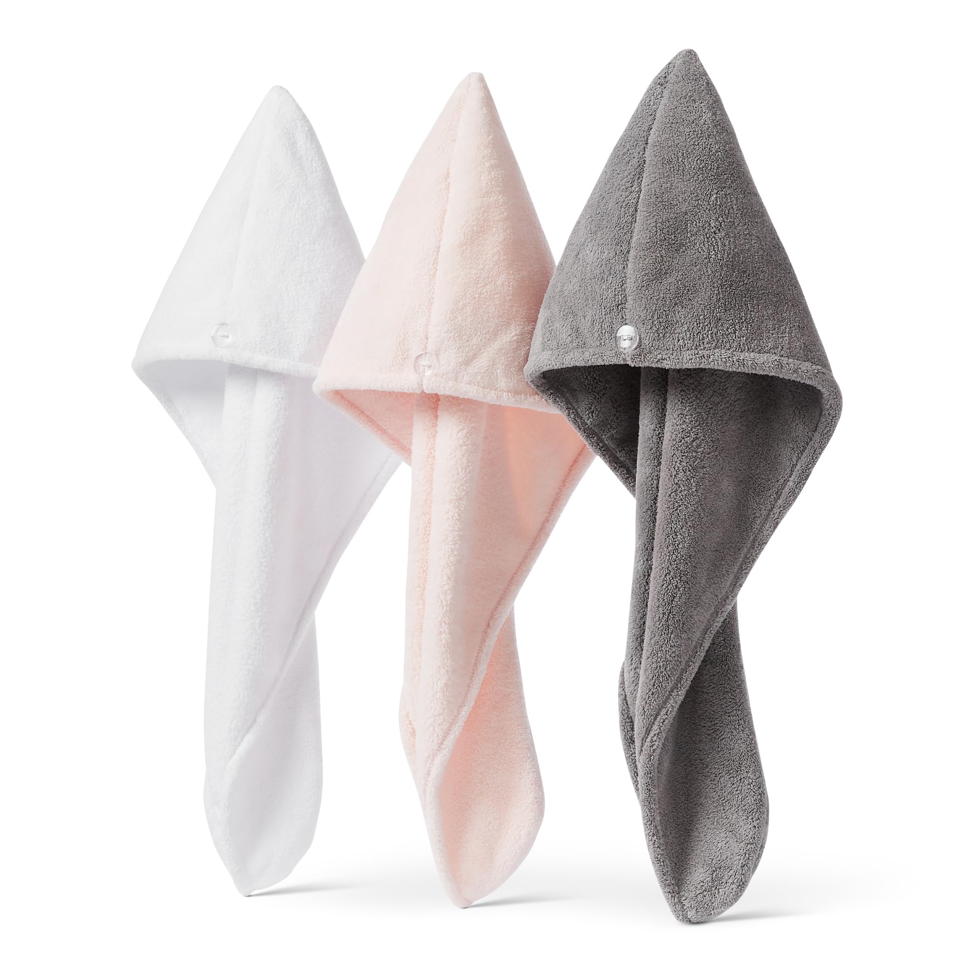 Amazon Basics Quick-Dry Microfiber Hair Towel