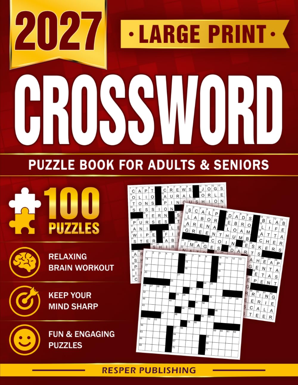 Large Print Crossword Puzzle Book