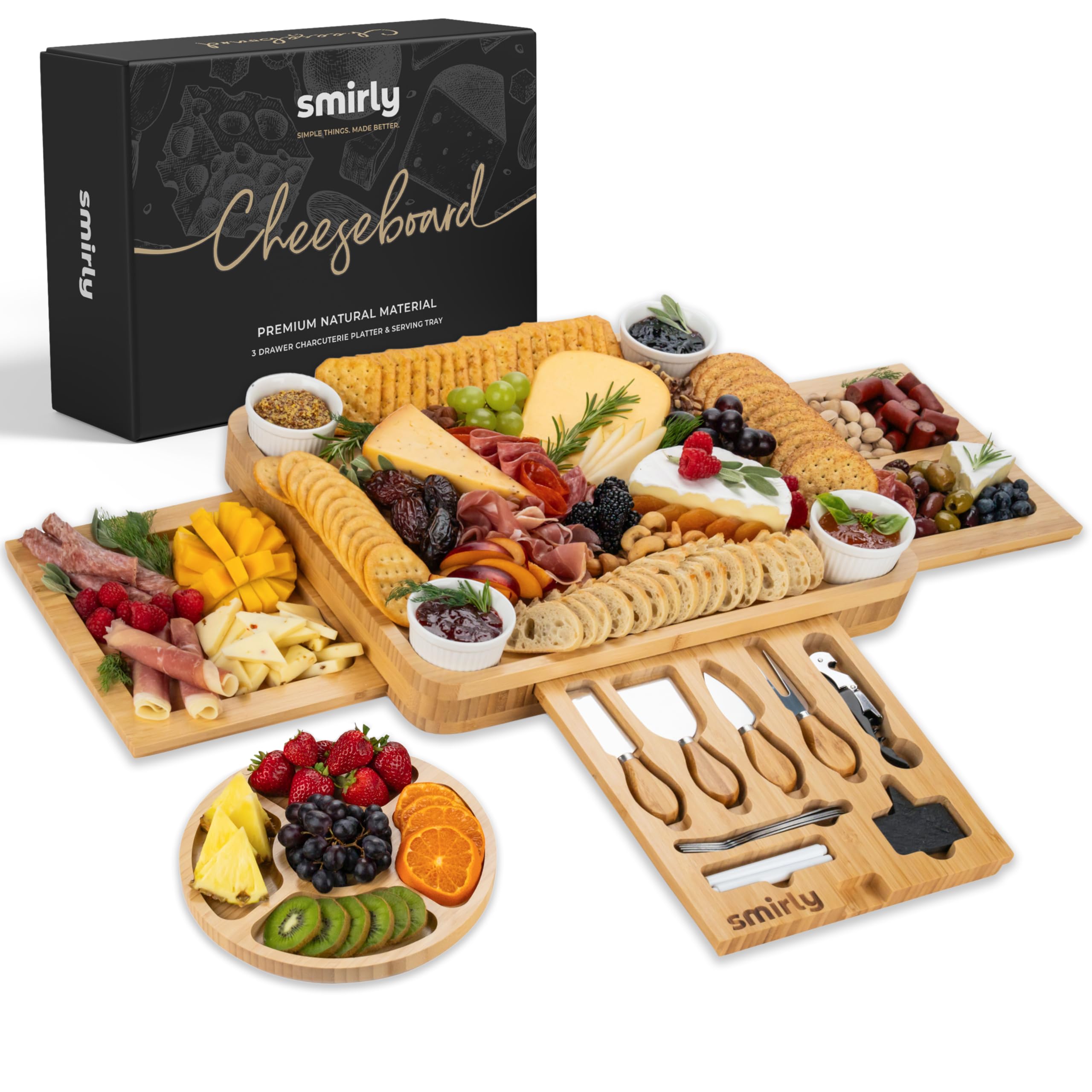 SMIRLY Charcuterie Board Set