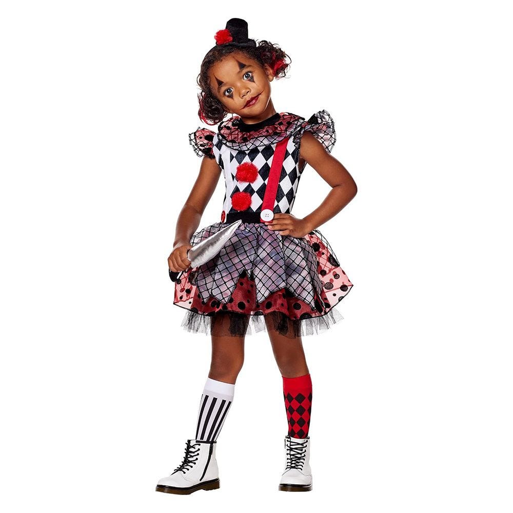 Twisted Clown Costume for toddlers