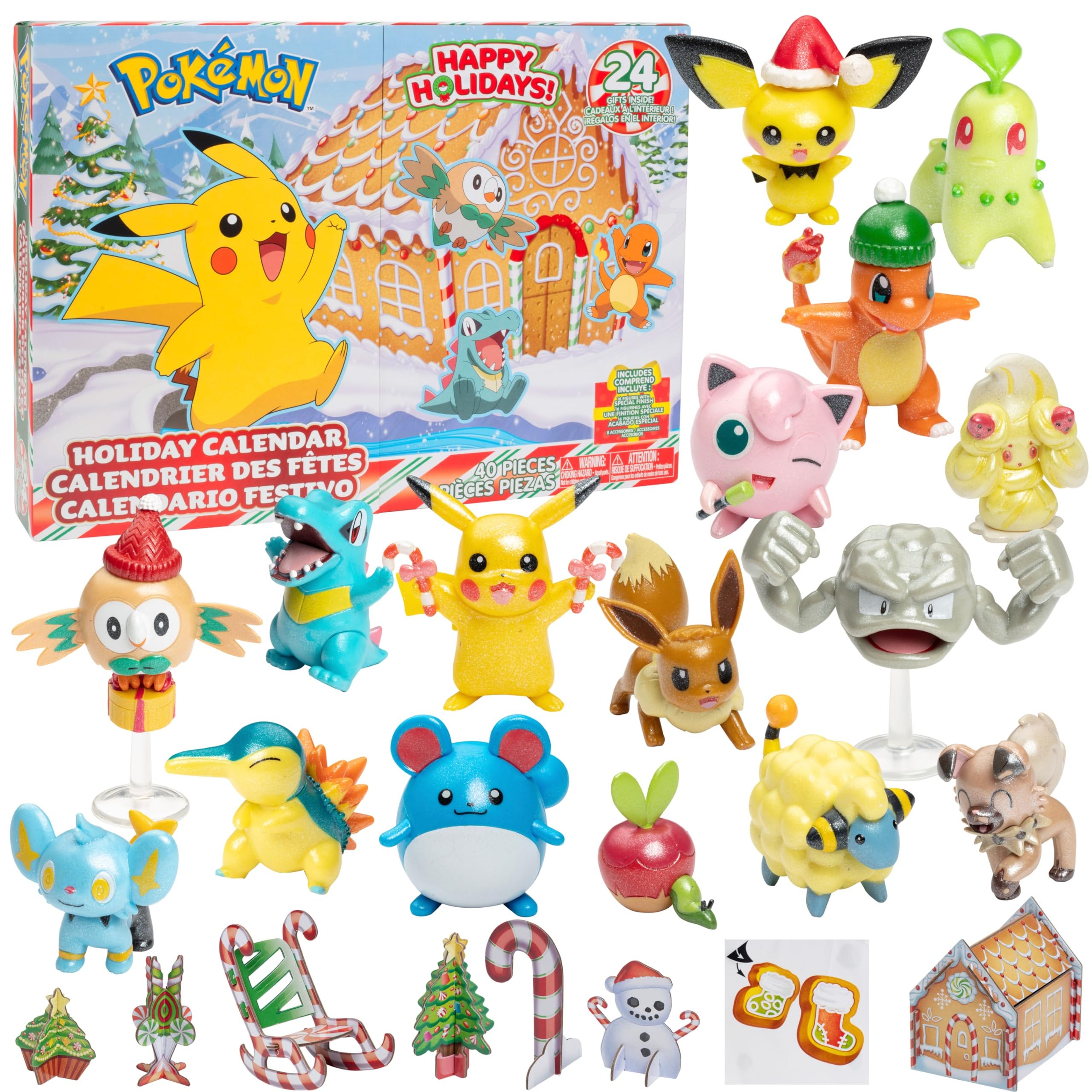 Jazwares Pokemon Holiday Advent Calendar
