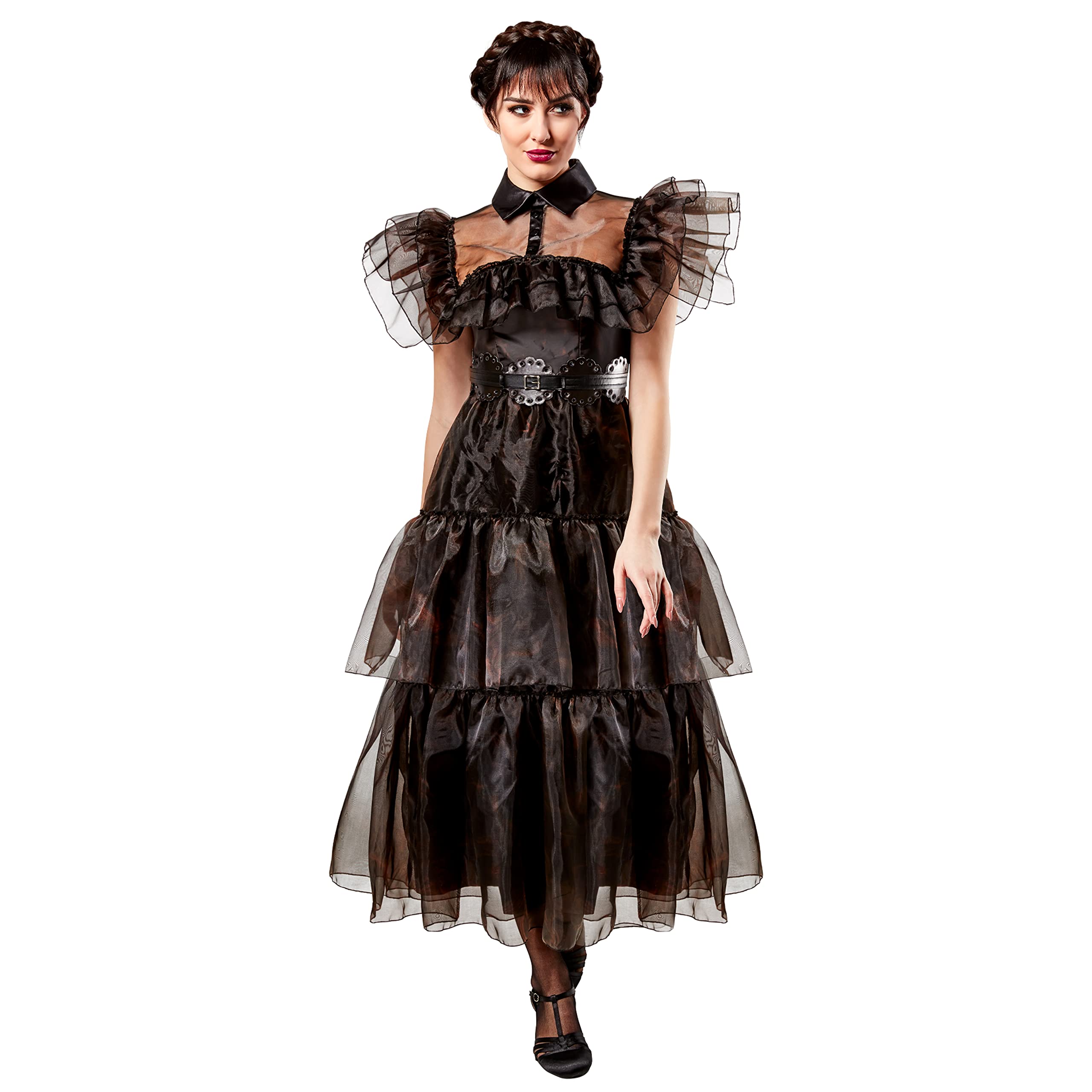 Black Tulle Rave’N Dance Dress for a Wednesday Addams costume