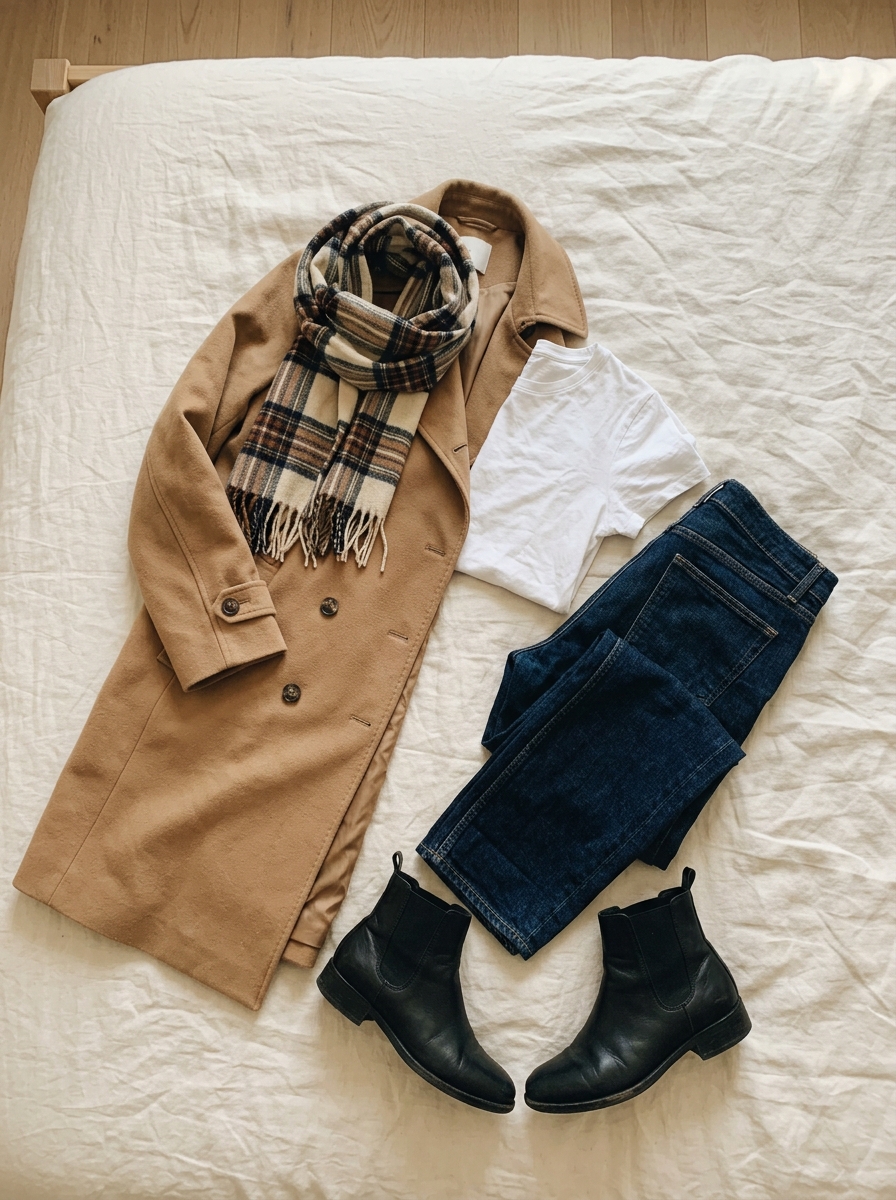 Winter capsule outfit grid look 4 - Effortless Street-Chic
