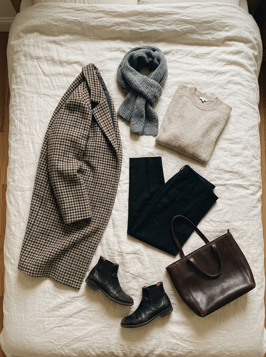 Winter capsule outfit grid look 5 - Office-Smart Winter Edit
