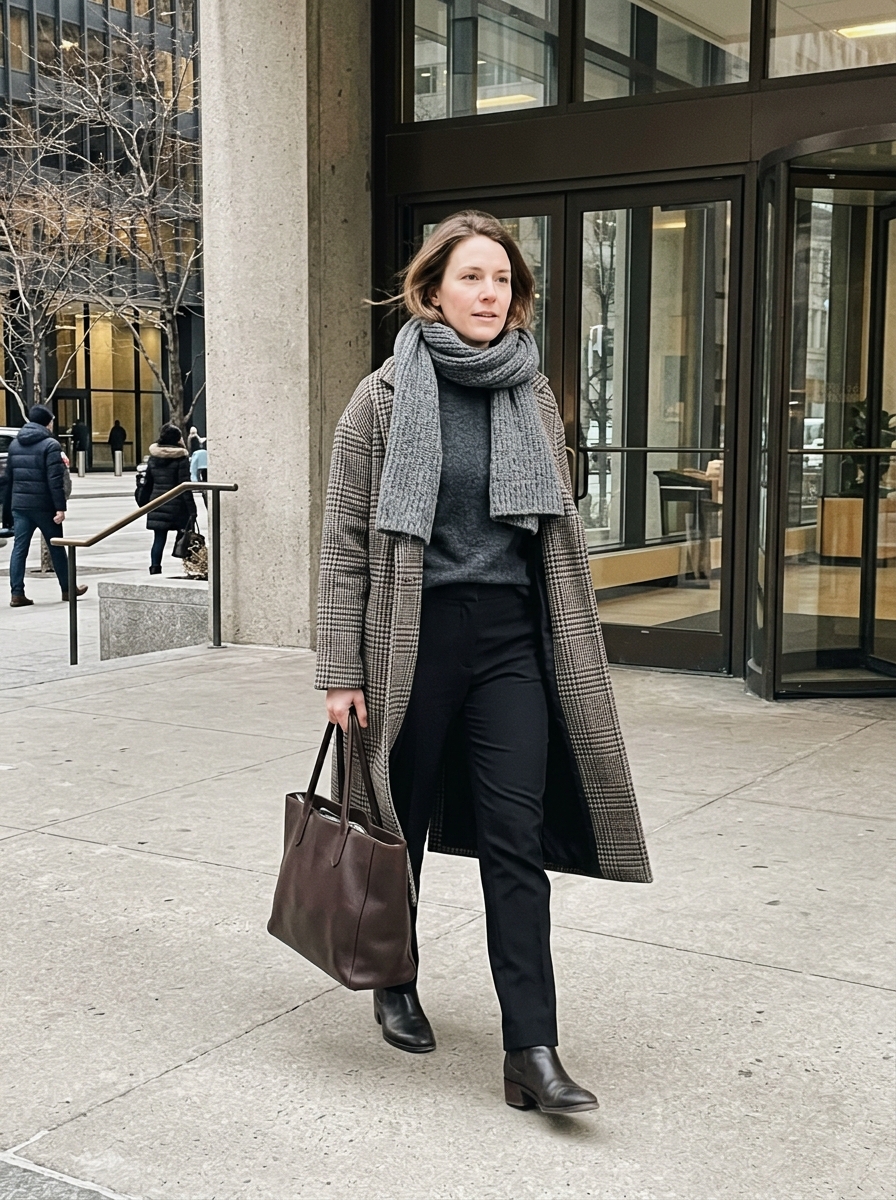 Winter lookbook look 5 - Office-Smart Winter Edit
