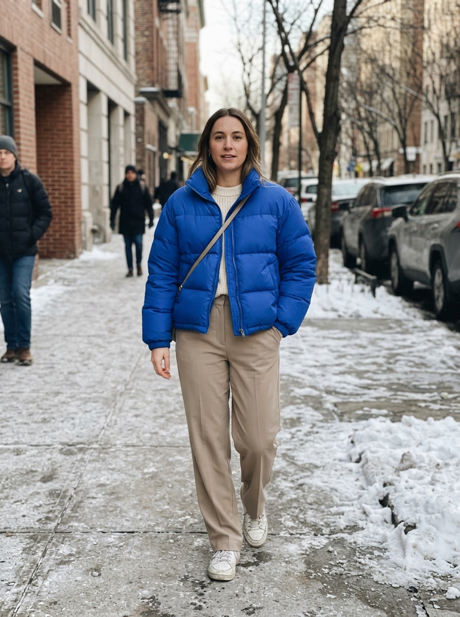 Winter lookbook look 6 - Color Pop Winter Moment